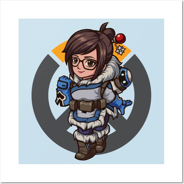 Mei Overwatch Wall Art by nikmatiaja